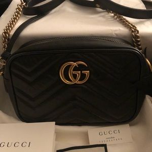 Gucci GG Marmont Mini Matalasse Shoulder Bag